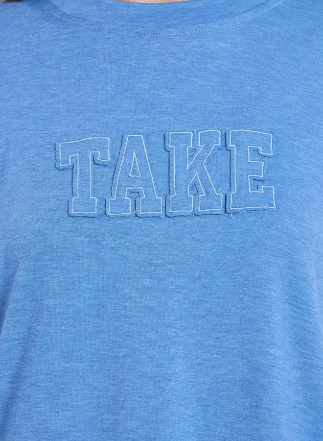 ستايلي تيشيرت بقصة واسعة مطرز - Image 2